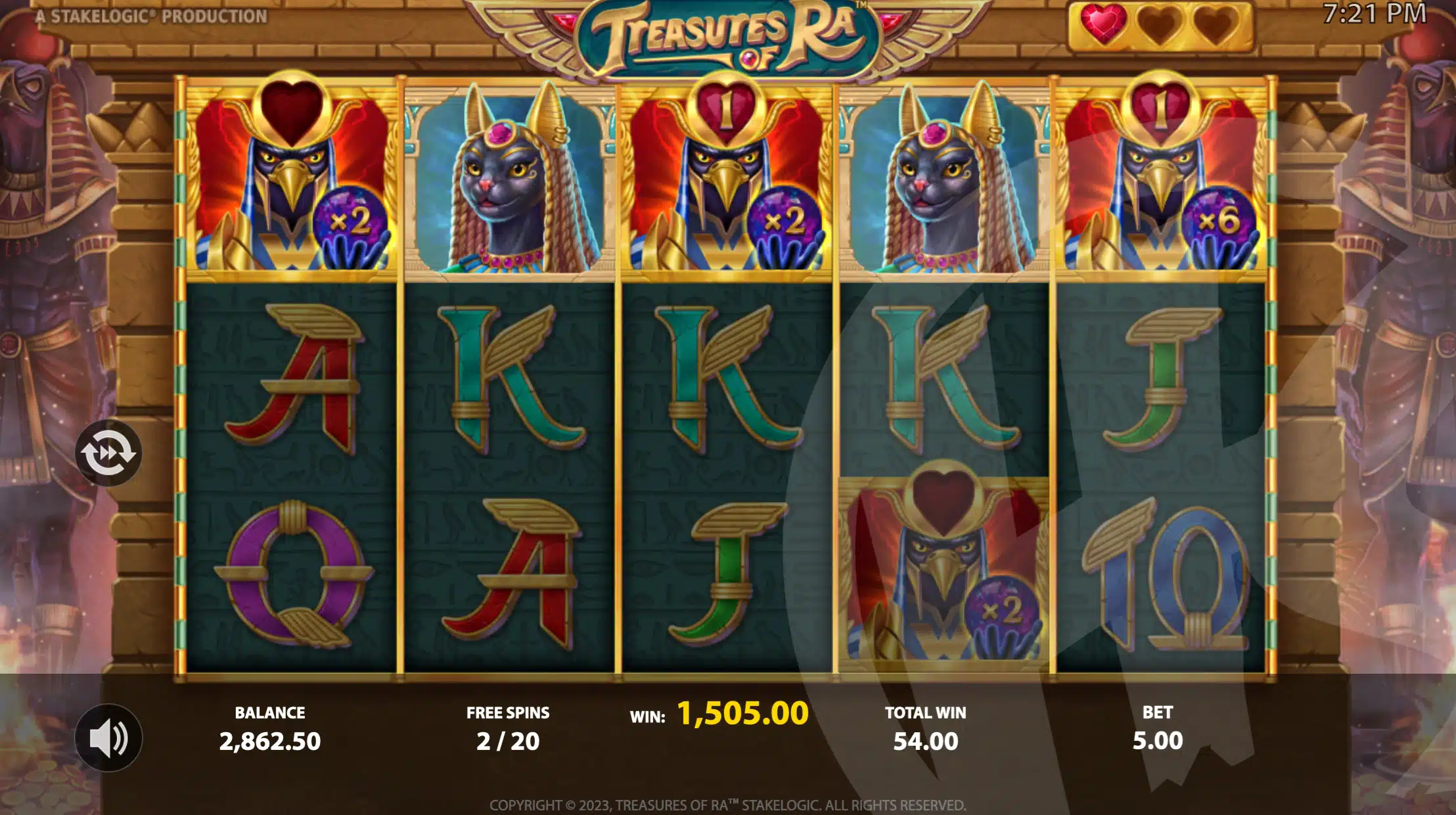 Treasures of Ra Slot Review pic 5